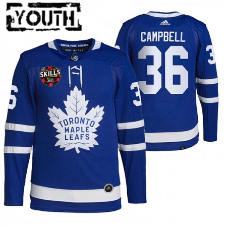 Toronto Maple Leafs Jack Campbell 36 2022 NHL All-Star Skills Authentic Shirt - Kinderen